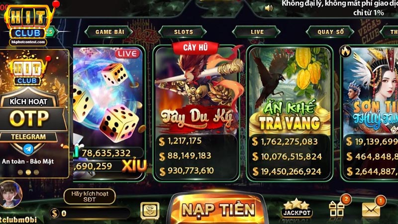 tham gia chơi game Tây Du Ký tại Hit Club